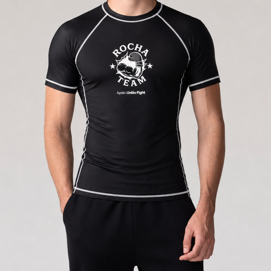 Rashguard Rocha Team (Manga Curta)